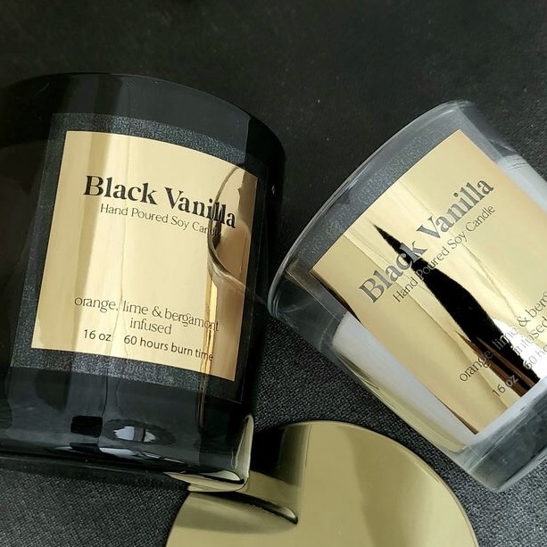 Personalised Candle Label - Наклейка на заказ с логотипом маленького