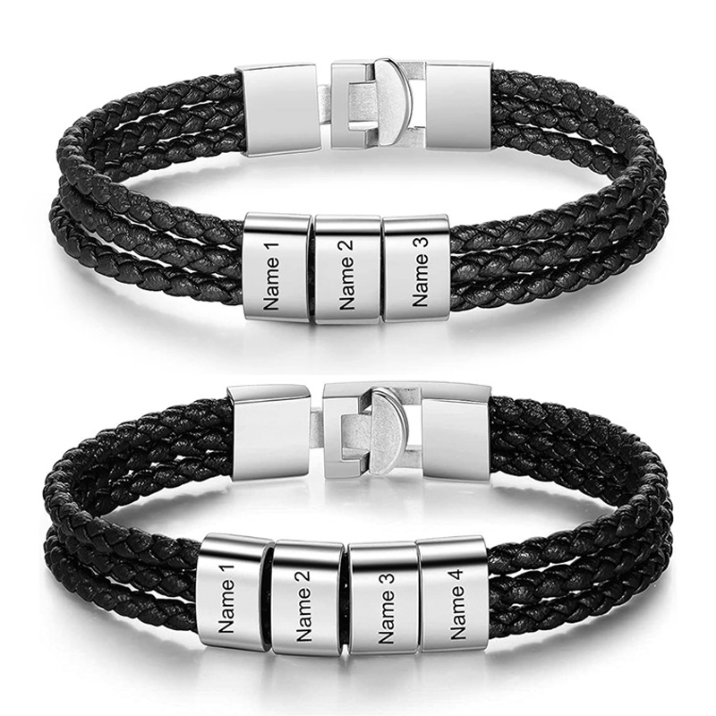 Coordinates Bracelet - Мужские браслеты на заказ с гравировкой