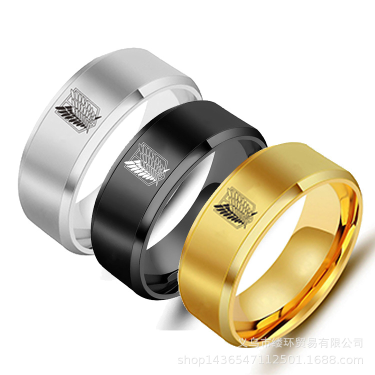 Кольцо унисекс из нержавеющей  – обзор и цена Initial Ring Custom