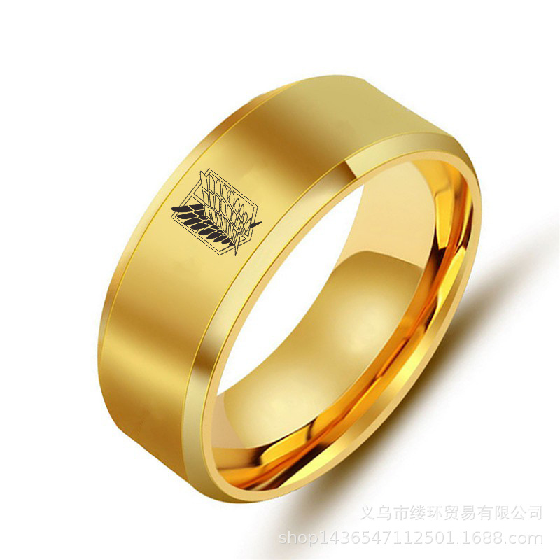 Кольцо унисекс из нержавеющей  – обзор и цена Initial Ring Custom