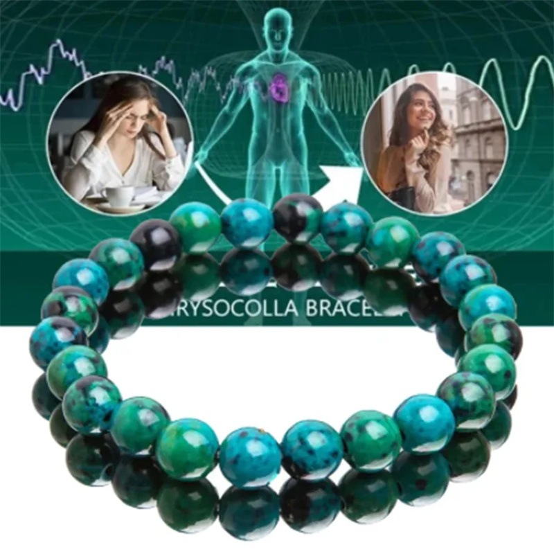 Малахитовый браслет с хризокол – обзор и цена Coordinates Bracelet
