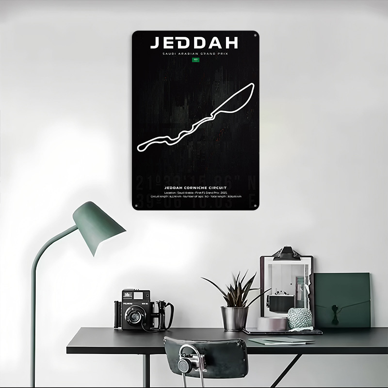 Постер-карта гоночной трассы Д – обзор и цена Custom Map Poster